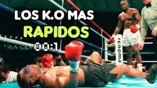 The fastest knockouts in boxing history