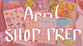 April Studio Vlog 01 - Etsy Shop Launch