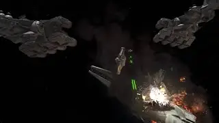 Vader dominates an entire Rebel Fleet