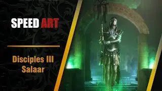 Sped Art | Photoshop Tutorial | Salaar from Disciples III