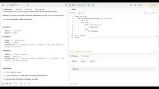 LeetCode DCC Jul 2024 - Day 11 - 1190. Reverse Substrings Between Each Pair of Parentheses