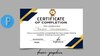 How to Create Certificate in Pixellab ||Pixellab Tutorial || Make Awesome Certificate in Pixellab.