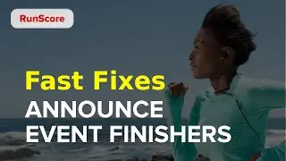 Announce Event Finishers