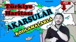 AKARSULAR 10.sınıf coğrafya Türkiye Akarsu haritası 🌎 Kpss coğrafya TYT COĞRAFYA 📂PDF