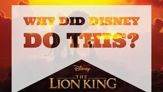 Why Did Disney Do This To The Lion King? Lion King Movie Review