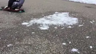 Snow- longboarding