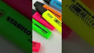 ASMR pen test do melhor marca texto que existe: stabilo, concorda???
