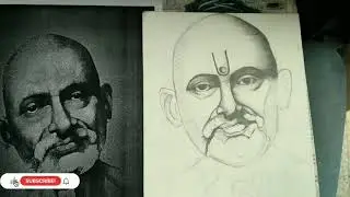 Realistic gajanan Maharaj Portrait 🔥🔥😱😱 
