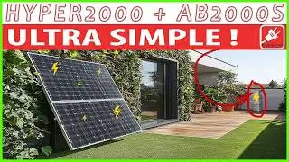 Zendure Hyper2000 + AB2000S fonctionnel en - de 15min chrono !
