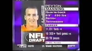 Colts Select QB Peyton Manning (1998 NFL Draft)