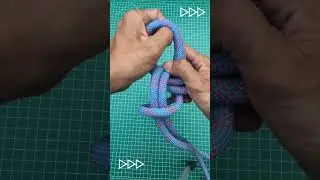 amazing bowline on the bight  #knottutorial #rope #knot