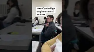 Cambridge engineer in lecture. 