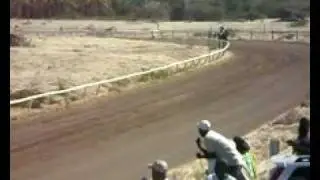Horse Racing in Nevis 11 - Black Onyx wins by himself (LITERALLY)!
