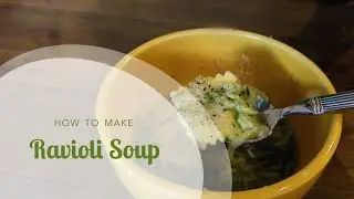 Easy Soup Recipe: How to Make Ravioli Soup with Zucchini and Spinach