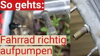 Fahrrad aufpumpen, Leute! Was man gegen platte Reifen tun kann