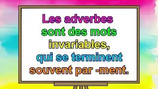 Les adverbes. GRAMMAIRE EXPRESS. Niveau CE2.