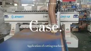 Application of frequency converter and servo drive in cutting machine.#servo #vfd #cuttingmachine