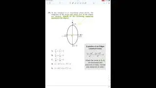 ACT Math 36 in 60 Ellipse
