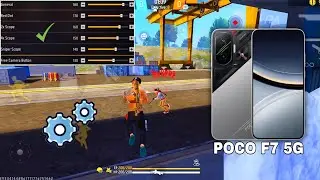 Poco F7 free fire sensitivity 2026 ⚙️ | Poco F7 free fire headshot setting 