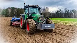 ☆Wiosenny Siew Zboża☆Fendt Vario 716☆ Agregat Uprawowo Siewny Fiona i Kverneland Compact III ☆2023㋡