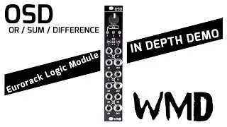 WMD OSD (OR / SUM / DIF) - in depth demo / tutorial