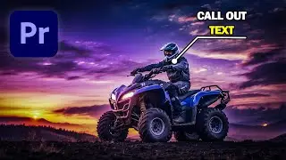 HOW TO CREATE CALL OUT TEXT AND MOTION TRACKING TO AN Object in Premiere Pro