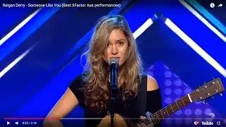 Reigan Derry - Someone Like You (Best X Factor Aus performances)
