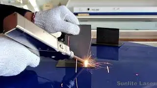 The hand-hled laser welding
