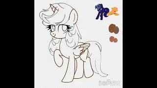 Смешивание. Синька × Эранж (Mixing. Sinka × Erange) | #mlp #mylittlepony #pony #mixing #mlpshorts