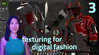 PART 3 - How to Texture Digital Fashion - Adding base Materials Using Substance Painter Presets