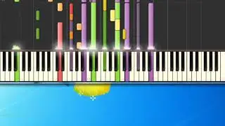 [Piano Tutorial Synthesia]E il treno va - Anthony Richard