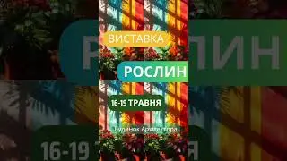 Виставка фіалок та інших кімнатних рослин 16-19 травня 2024 у Києві