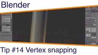 Blender Tip #14 - Vertex snapping