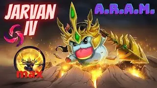 Jarvan IV Hextek ARAM OP Jarvan IV NEW RYNE BUILD and SKILL BUILD CHECK!!