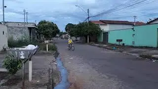 Chris e Carlos de bike