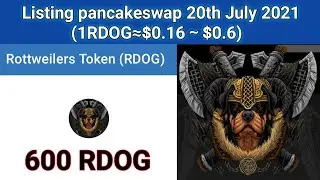 Claim Now Rottweilar Token In Your Trustwallet, | Get Free BNB & Listed Token, | RoohTech, | Airdrop