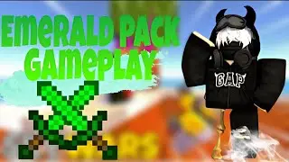 Emerald Pack Gameplay ||Roblox Skywars||