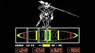 PELEA CONTRA UNDYNE GENOCIDE ES ESPAÑOL