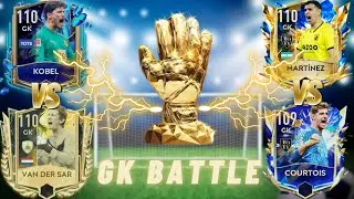 110 Kobel VS 110 Vanderser VS 110 Martinez VS 109 Courtois | FC MOBILE x FIFA MOBILE