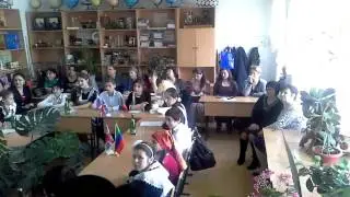 Урок английского языка в Тарумовском школе