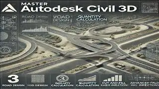 شرح جميع ادوات برنامج CIVIL 3D مع تصميم طريق كامل من البداية للنهاية
