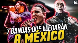 Las 7 BANDAS de ROCK y METAL QUE PUEDEN VENIR A MÉXICO ESTE 2024 #HEYJAX