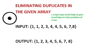 How To Remove Duplicates In Array Using Java