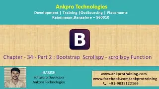 Bootstrap Chapter 34 - Bootstrap Scrollspy - scrollspy function part 2