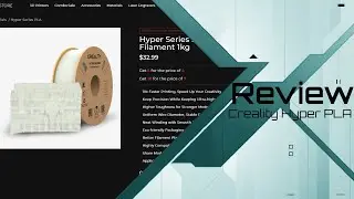 #Creality3D #HyperPLA Review