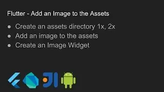 Flutter - Add an Image to the Assets