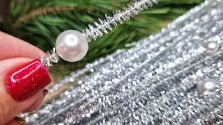 LOOK how to make a crown from wire and beads with your own hands WITHOUT GLUE.