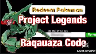 How To Get Free Raquaza In Project Legends (codes)