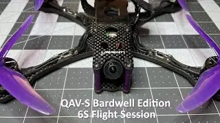 Lumenier QAV-S Bardwell Edition - 6S Flight Session