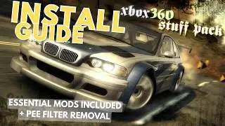 NEW Most Wanted 360 Stuff Pack 4.1 | Install Guide Need For Speed MW Mods